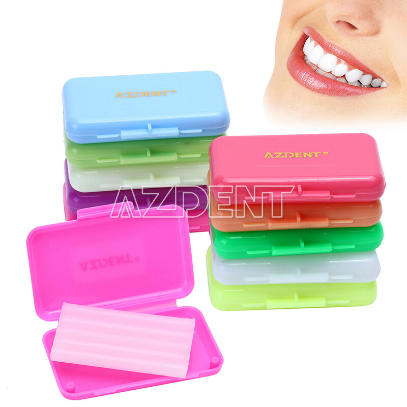 10 Fruit Scent AZDENT Dental Orthodontic Wax for Braces Gum Irritation 5pcs/box