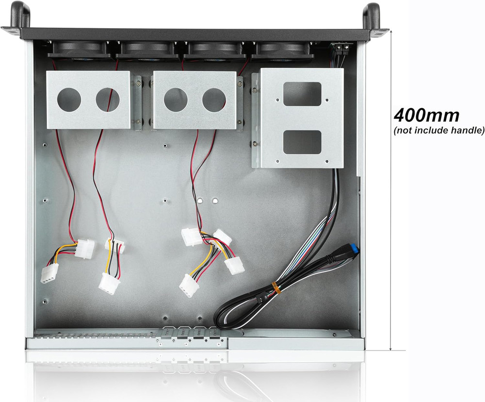 Server Case Microatx/Mini-Itx 2U Rackmount Server Chassis Max 7X3.5 Bay / USB3.0