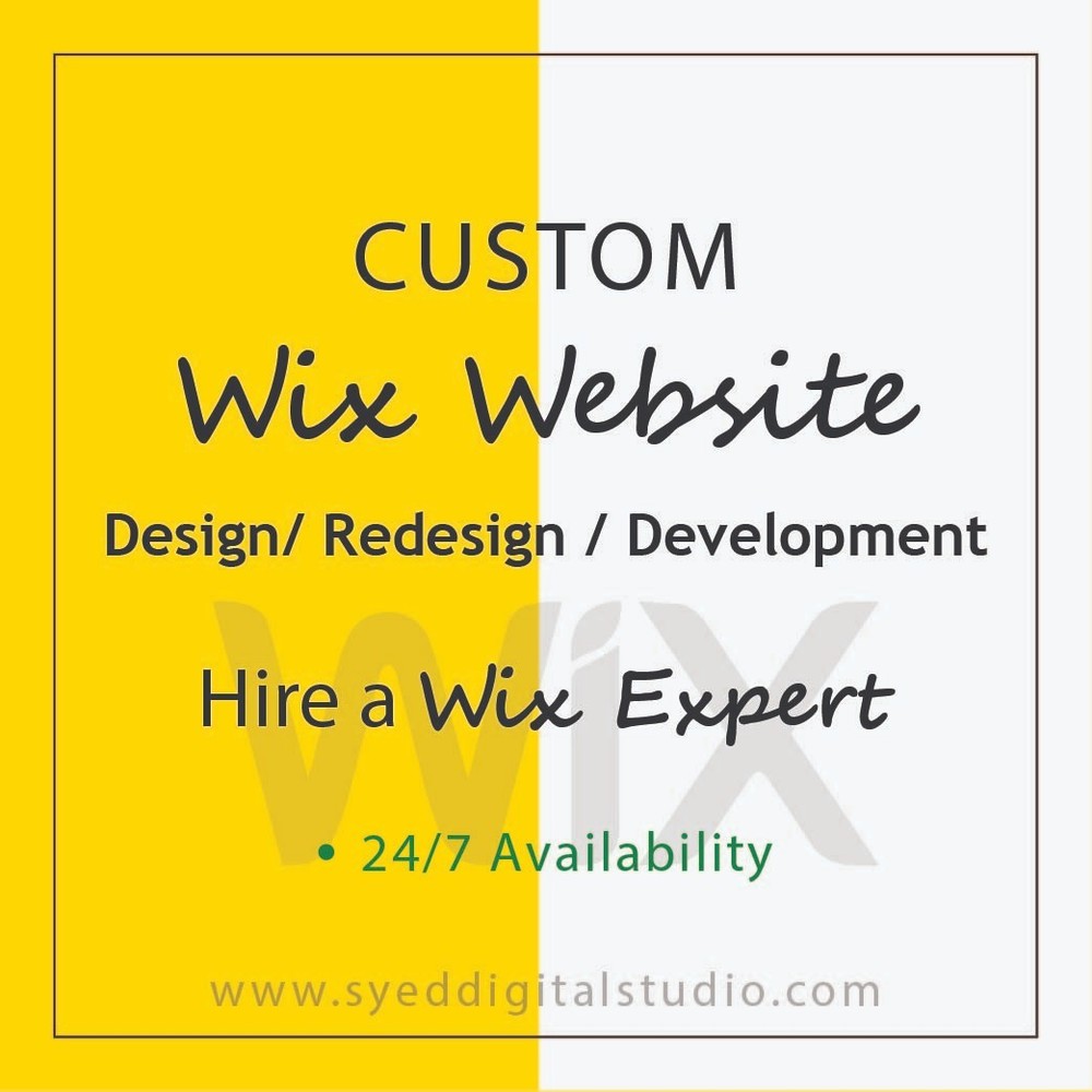 Custom Wix Website | Wix Design | Wix Redesign | Wix Development | Wix Studio