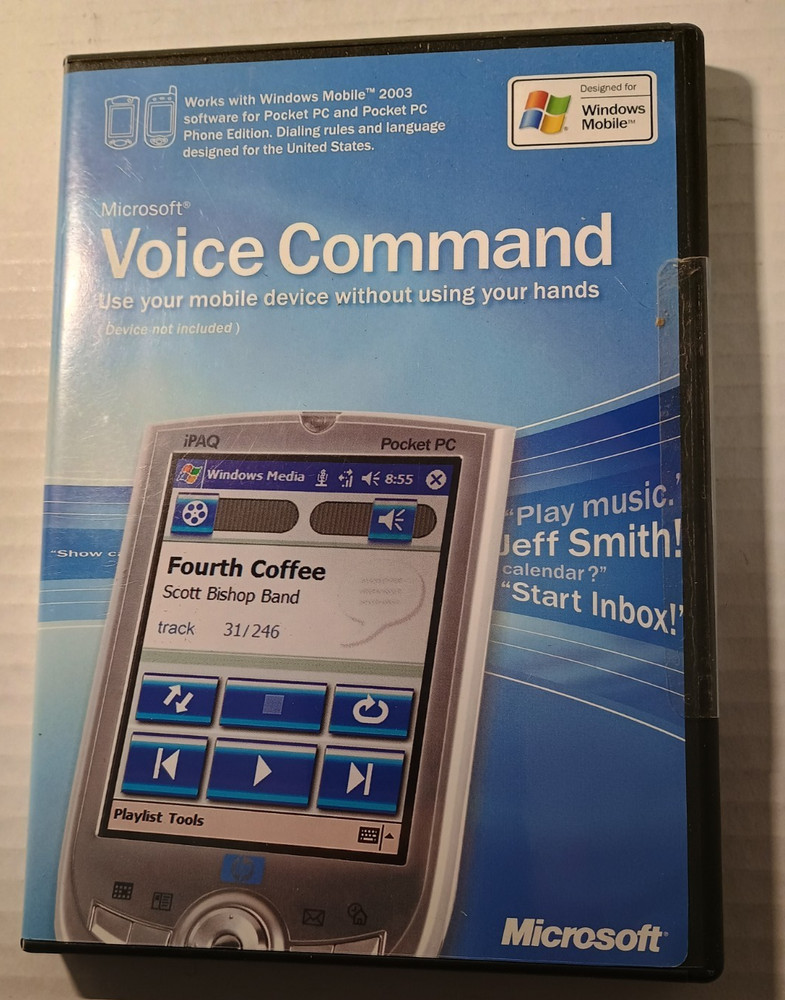 Microsoft Voice Command  For Windows Mobile CD, See Pictures