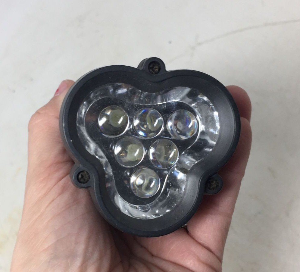 Black Hands-free Tripod Flashlight