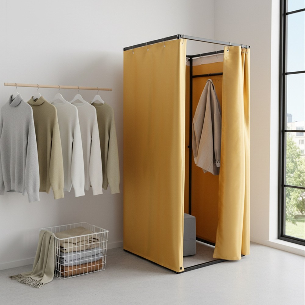 Large Fitting Room 80% Light-blocking Portable Dressing Room Changing Room