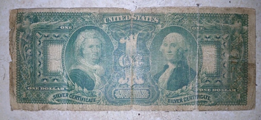 1896 One Dollar Educational Note Silver Certificate