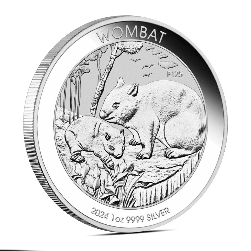 2024 1 oz Australia Wombat Silver Coin (BU)