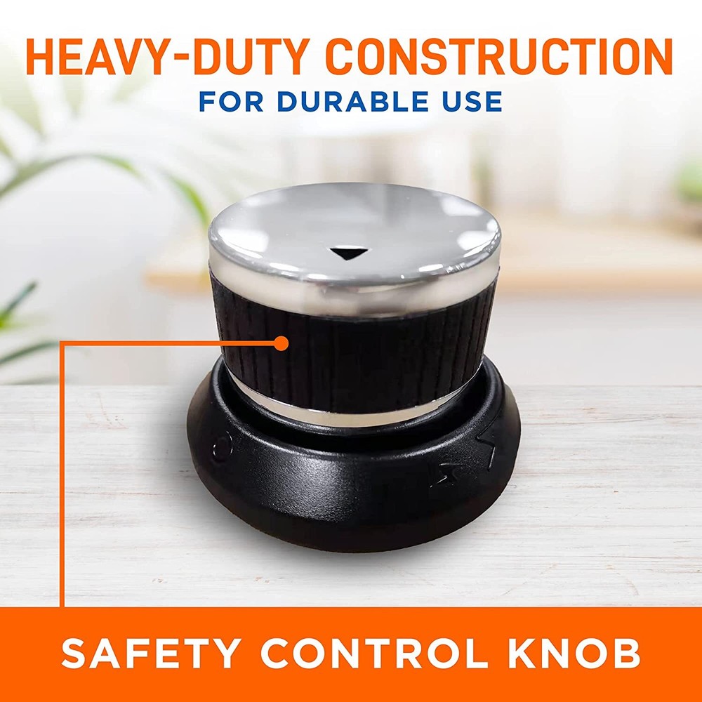 Nutrichef NCPIZKNB Replacement Plastic Control Knob