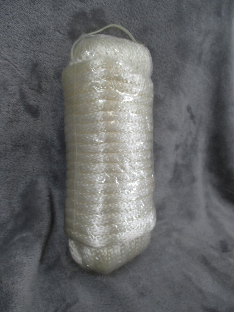 Shoreline Marine Rope Multi Purpose Line 50FT Solid Braid Nylon 3/8 9.5MM NEW