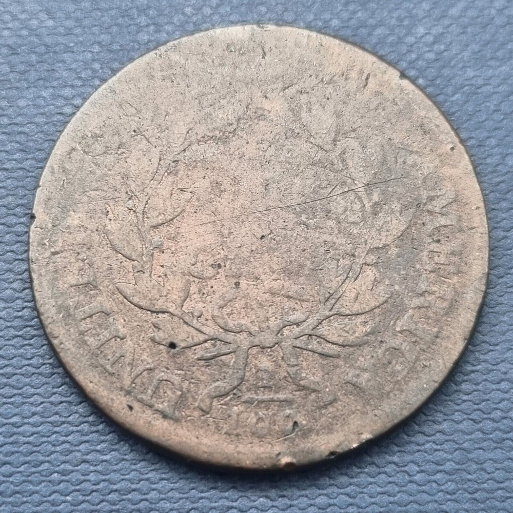 1803 Draped Bust Large Cent 1c Circulated Scratched #49878
