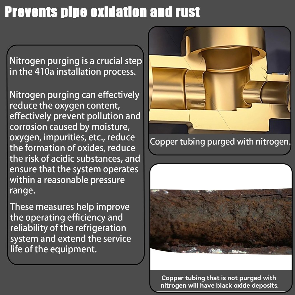 VN-500 Nitrogen Purging Regulator Control Valve w/500psi for leak testing