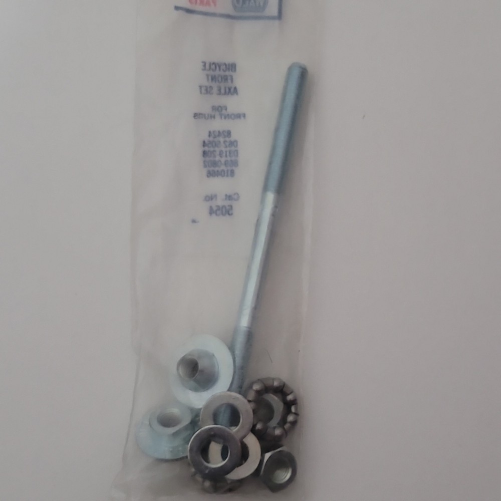 Wald Front Axle Set No. 5054 – New Sealed Bicycle Replacement Part