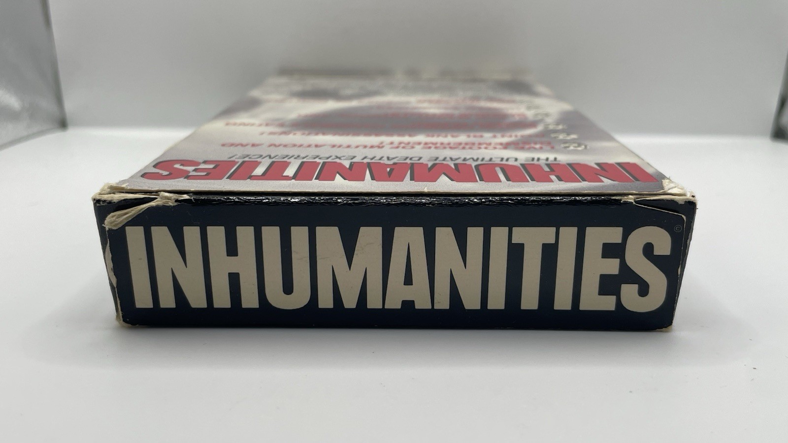INHUMANITIES VHS The Ultimate Death Experience Slipcover Rare Live Footage Gore