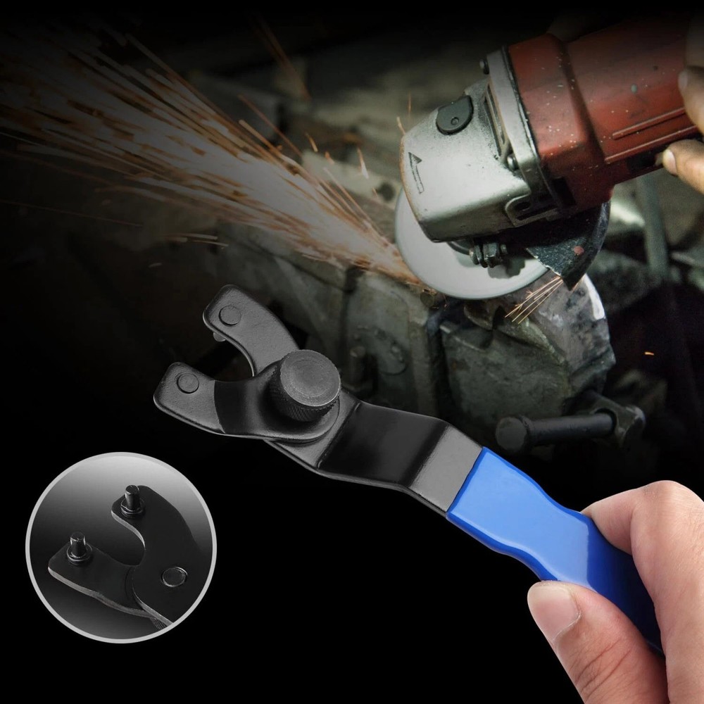 Universal Adjustable Pin Wrench for Angle Grinder Locknuts Bench Circular Saws
