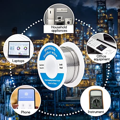 60/40 Tin Lead Solder Wire with Rosin core for Electrical Soldering 0.8mm-50g 1