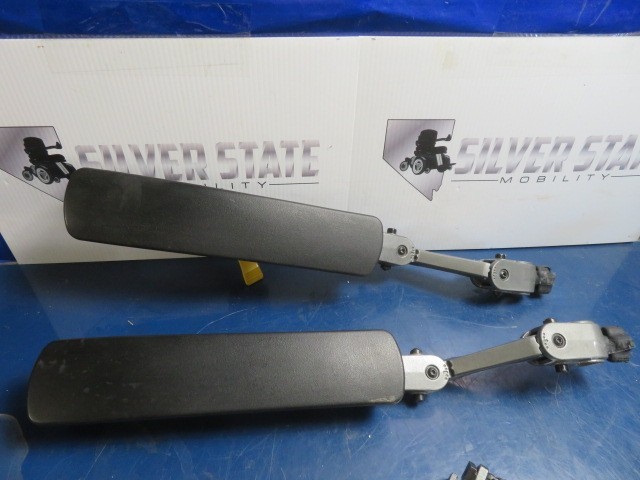 Quantum Q6 Edge Left & Right Adjustable Armrest Assemblies Wheelchair #5863