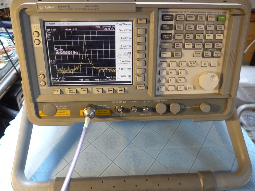Agilent E4407B Spectrum Analyzer 26.5GHz with options