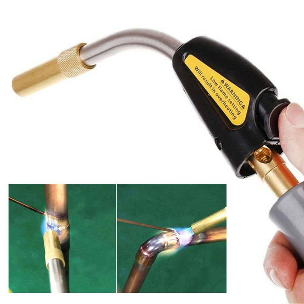 MAPP MAP-pro Propane Self-Igniting Gas Welding Turbo Burner Torch & 5' Hose Kit
