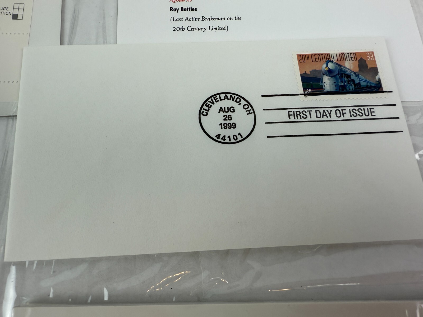 USPS "All Aboard" Stamp Complete Set Prints,Post Cards 1st Day of Issue Aug 1999