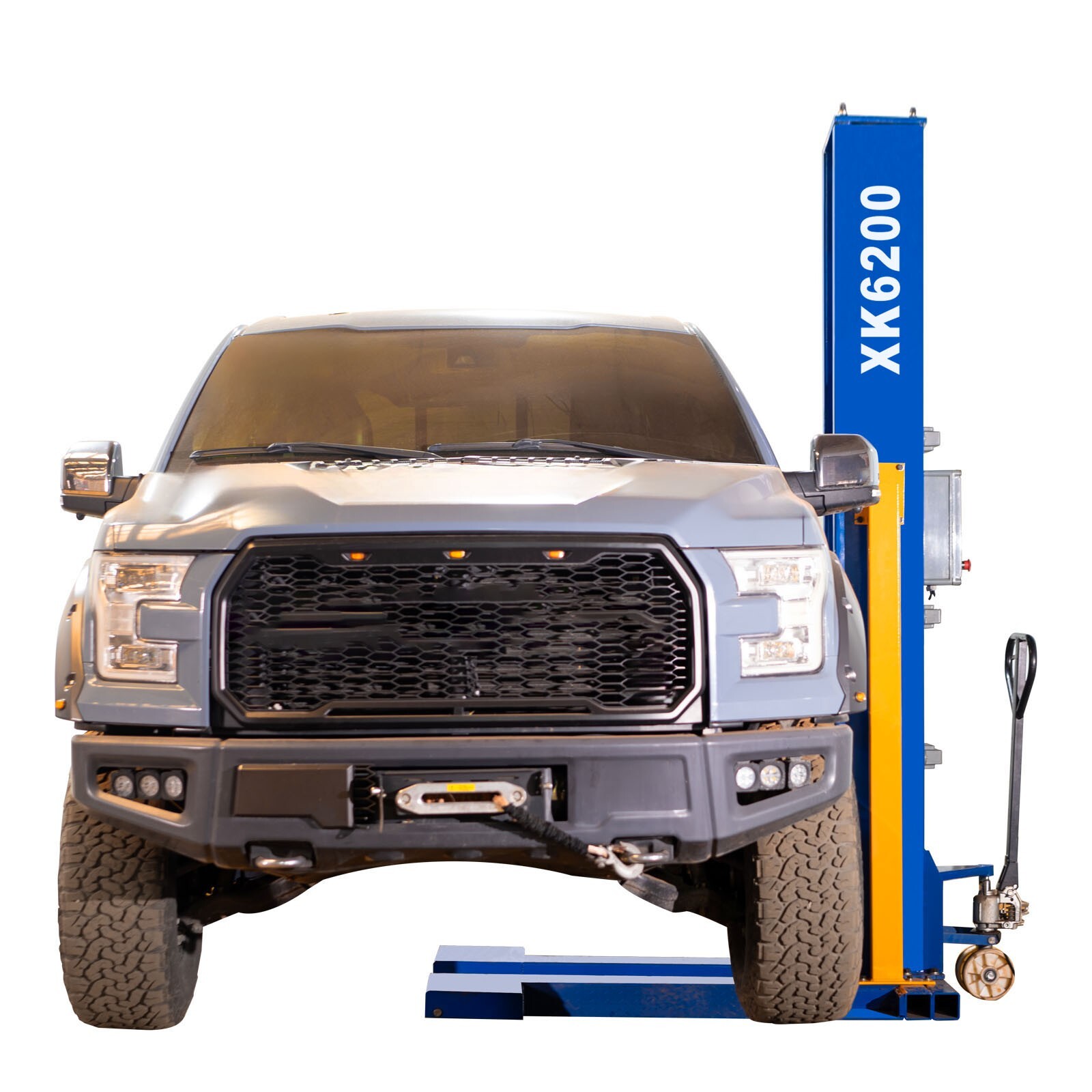 6,200 lb Single Post Lift Portable Electro-Lock