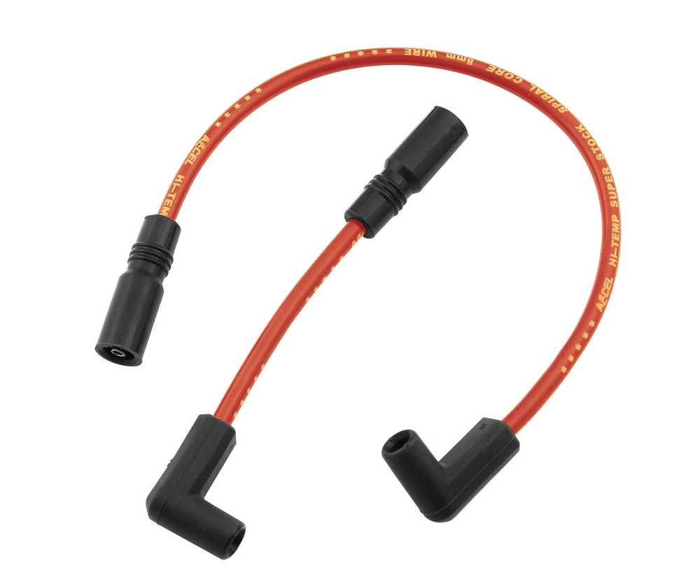 Accel 8mm Spark Plug Wire Set - Red - 171111-R