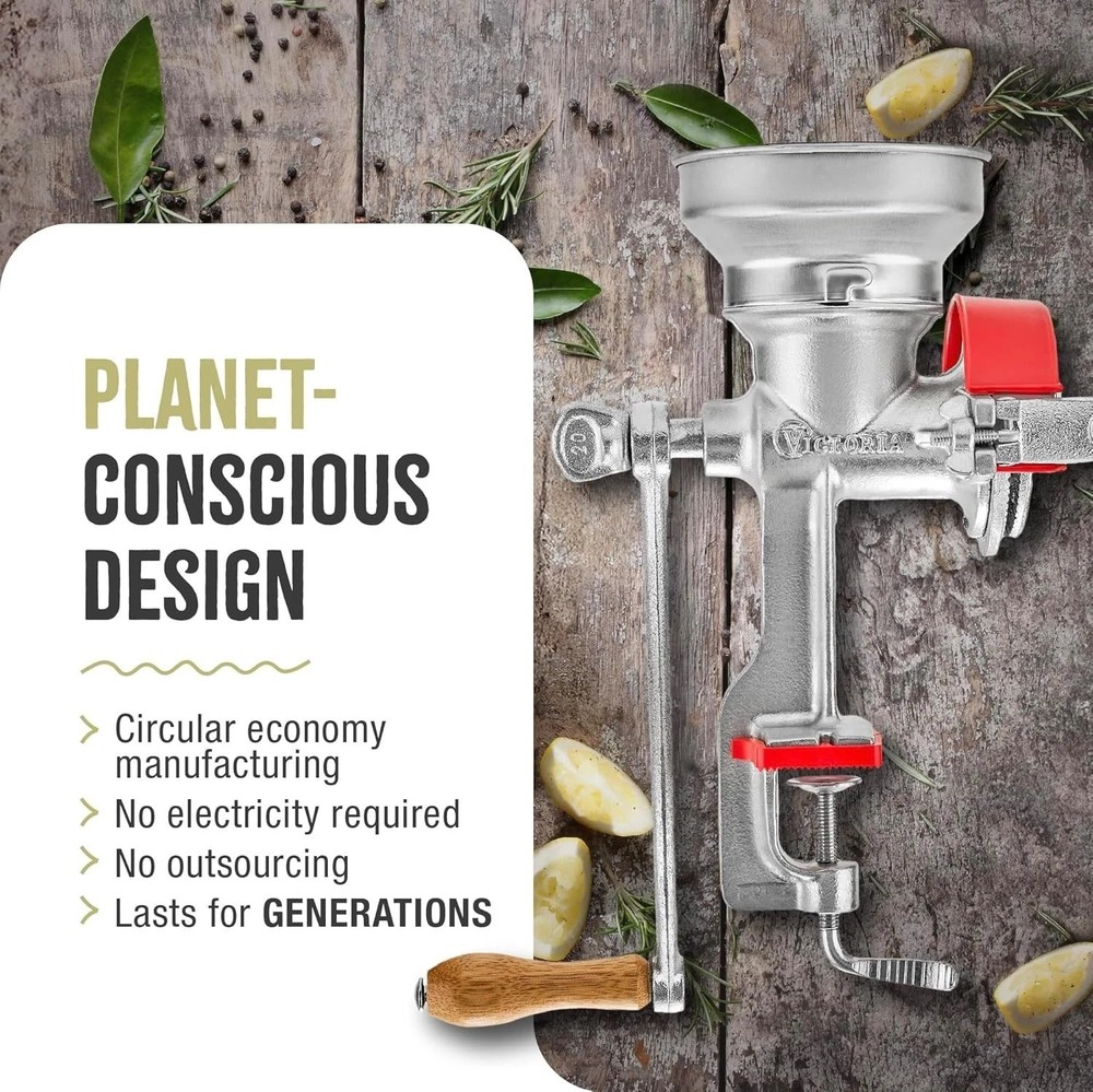Versatile Cast Iron Grain Grinder with Adjustable Features for Home Use