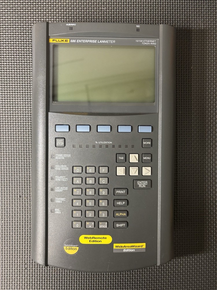 Fluke 686 Enterprise LANMeter - WebRemote, SwitchWizard, WideAreaWizard Editions
