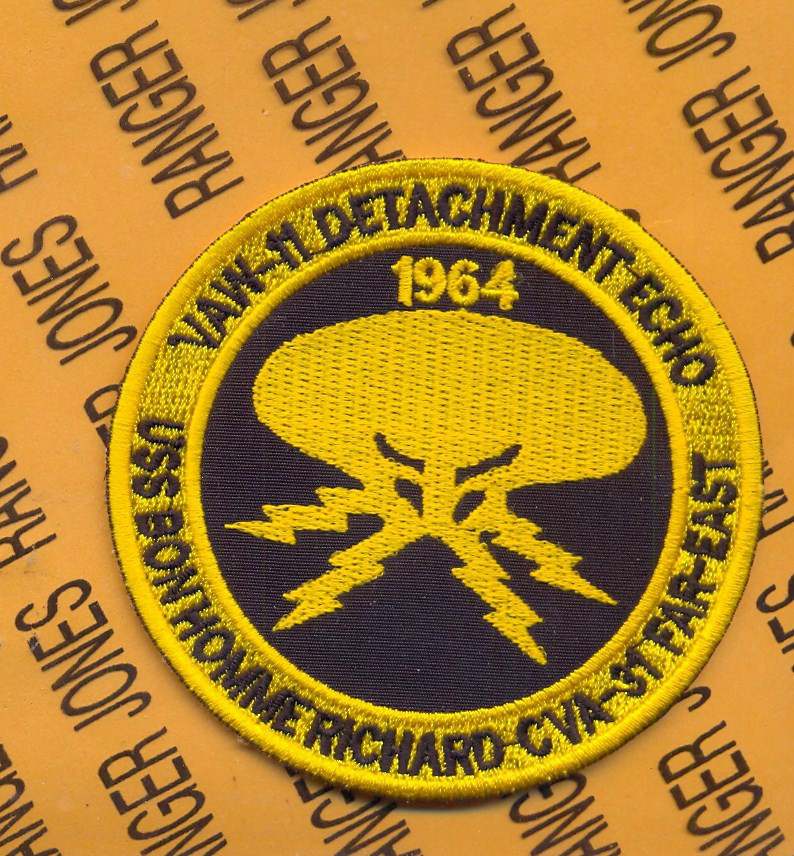 USN NAVY VAW-11 Det Echo 1964 pocket patch