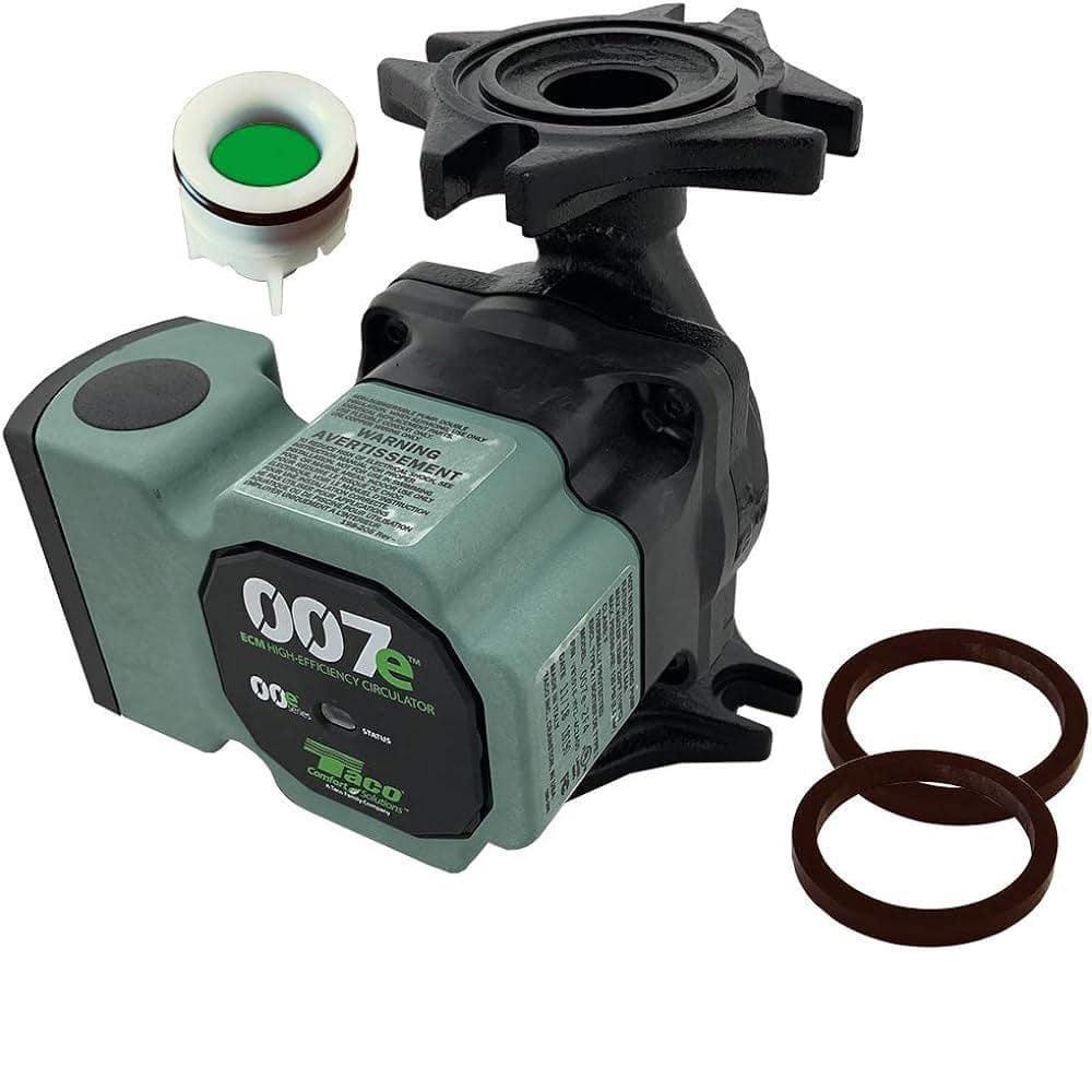 Taco 007e Cast Iron ECM High-Efficiency Circulator Pump 230V Hydronic System