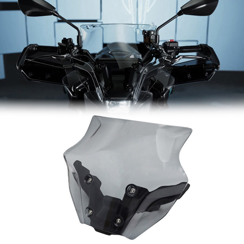 Motorcycle Windshield Windshield Grey With Bracket For Yamaha MT-09 2024