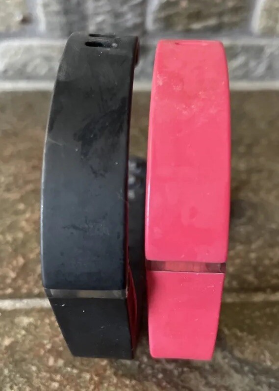 Fitbit Flex Interchangeable Bands Set Of 2 Black & Pink