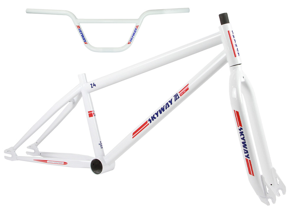SKYWAY TA Replica Frame/Fork/Bar Kit 24" White