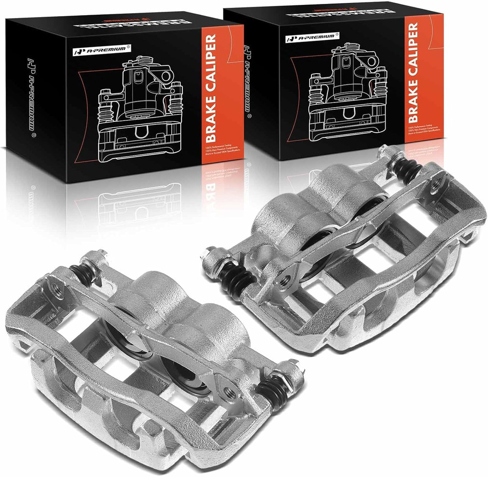Disc Brake Caliper Assembly with Bracket Compatible with Select Ford and Mercury