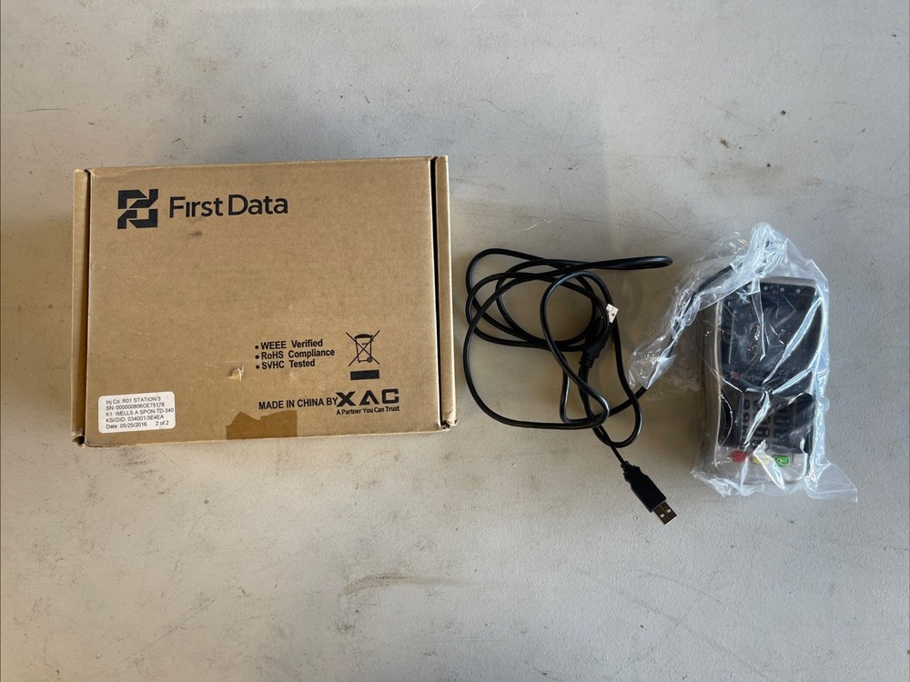 First Data Pinpad 8006 Model : xPED-8006L2-3CR *New*