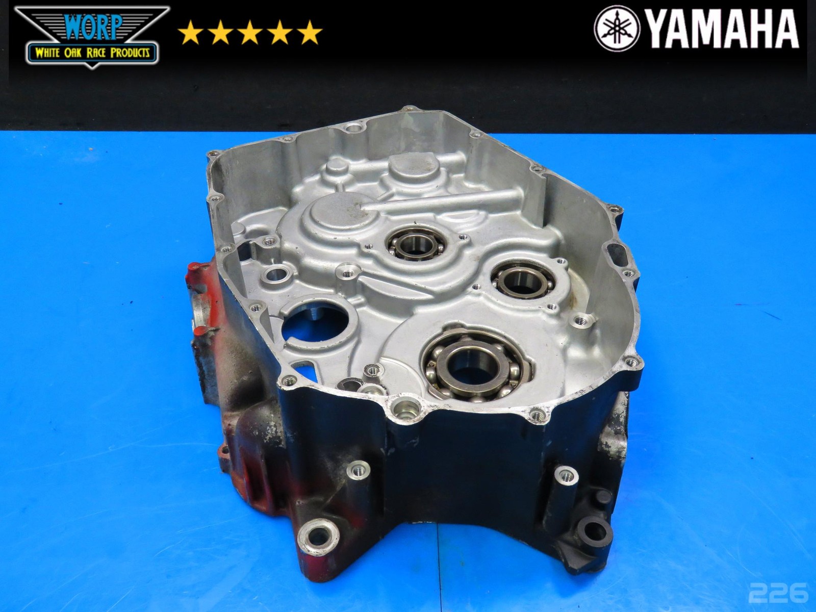 2006 YAMAHA RAPTOR 350 MATCHED LEFT RIGHT CRANK CASES CRANKCASE SET ~ OEM 04-13