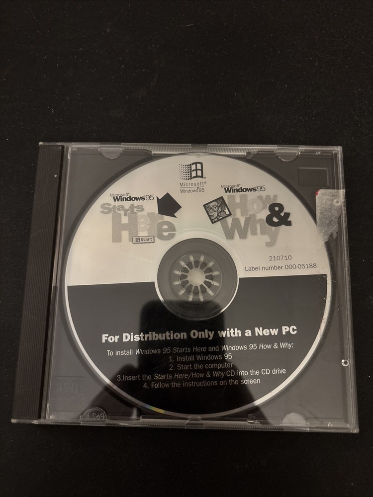 Microsoft Windows 95 Starts Here How & Why CD