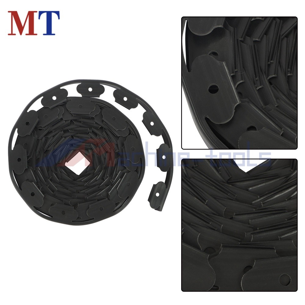 60FT Easy Flex L-Shaped No-Dig Landscape Edging 1.5" With 24 Anchoring Spikes