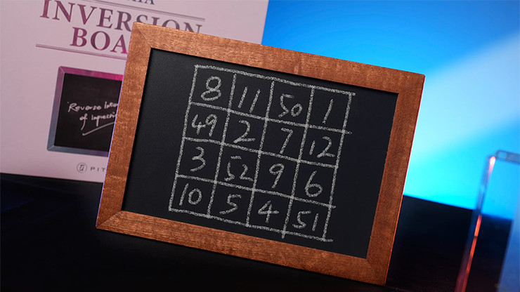 PITATA Inversion Board - Magic Trick Illusion Effect Mentalism Chalkboard