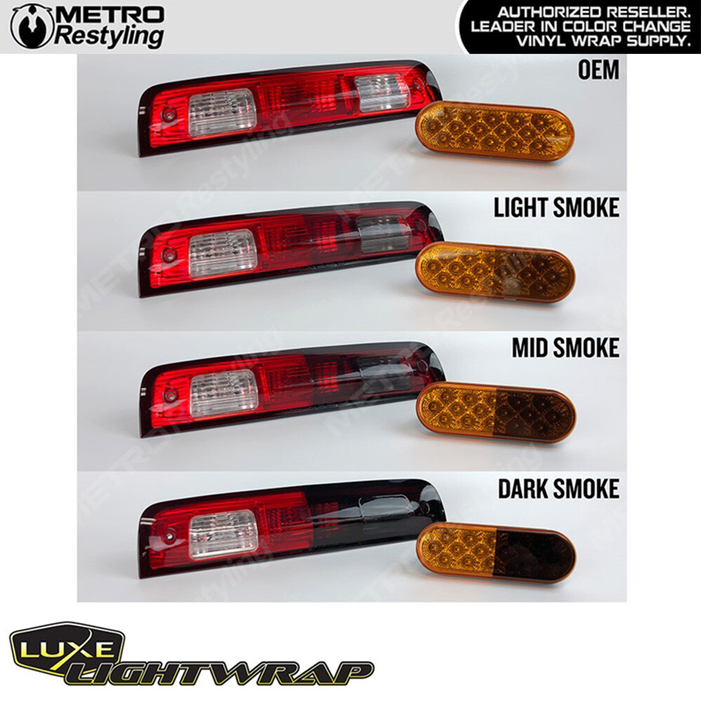 Luxe LightWrap Gloss Smoke Headlight / Taillight Film