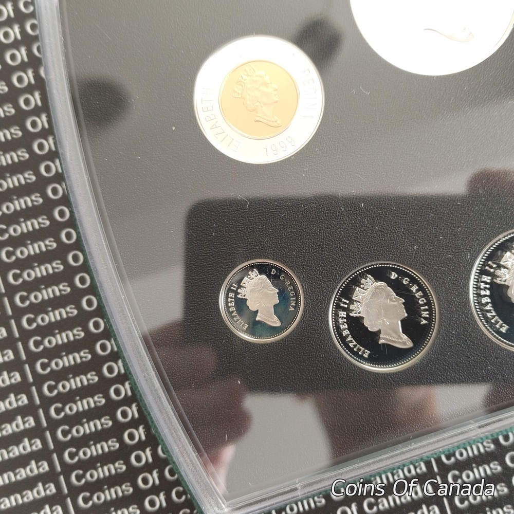 1999 Canada 8 Coin Proof Set - With Special Edition Silver Dollar #coinsofcanada