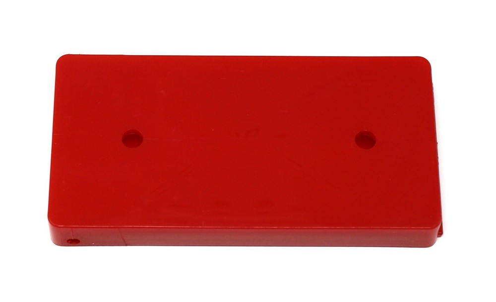 Plastic Front Mount Red Mailbox Flag for Brick, Stone Mailboxes Mail Alert Flag