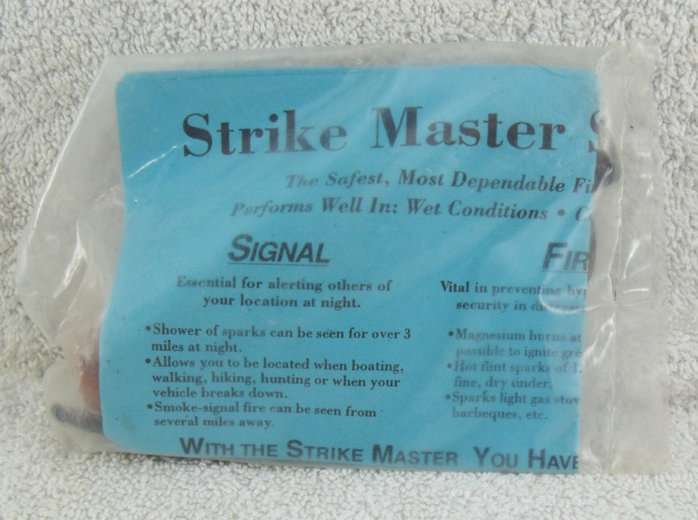 Strike Master Fire Starter & Coleman Fire Starter New