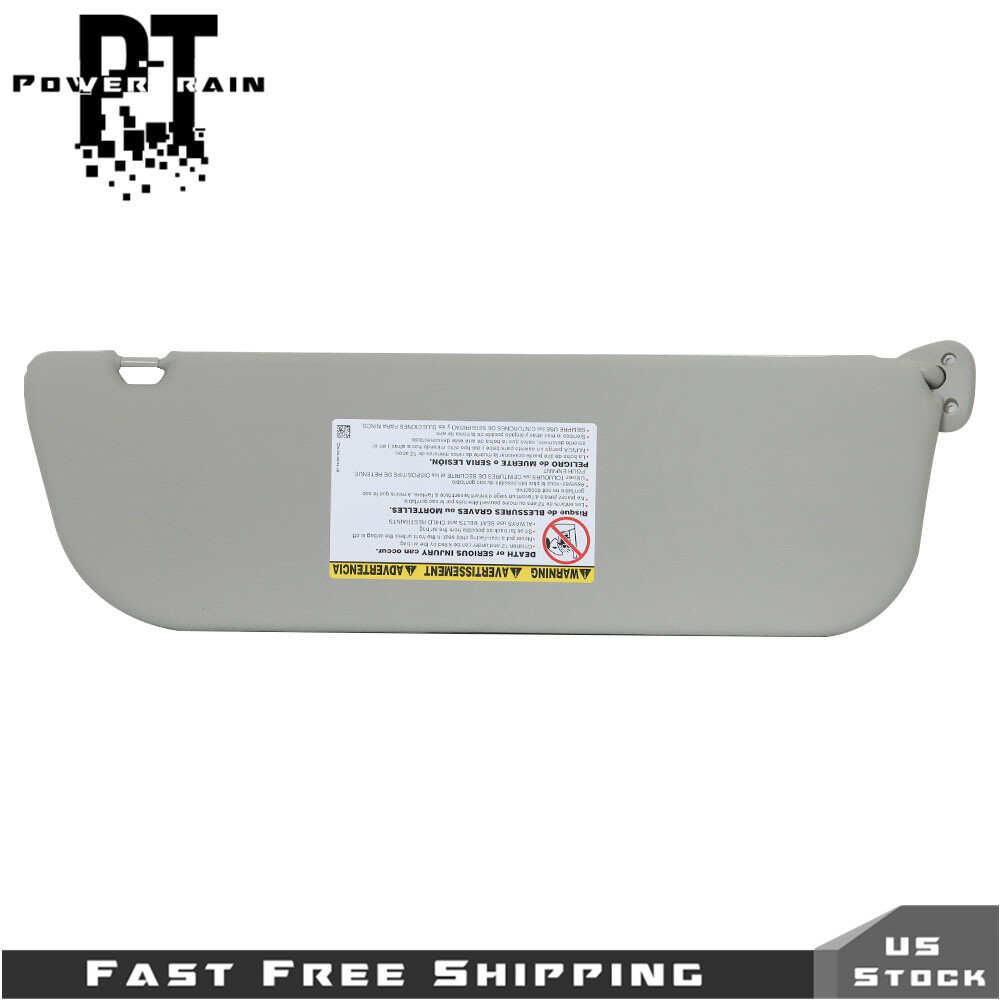 For Ford E150 E250 E350 Van 2009 2010-2014 Sun Visor Gray Left Driver Side