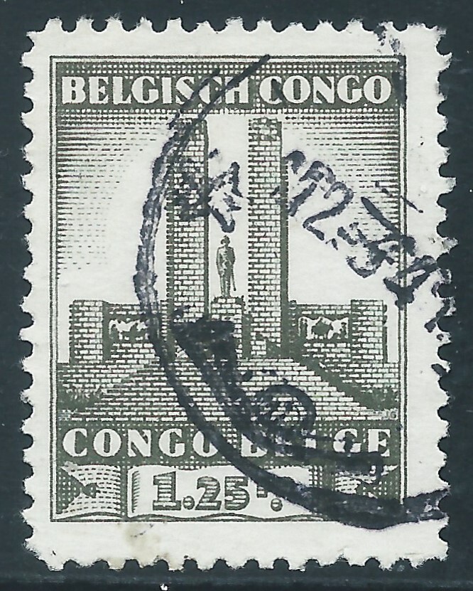 Belgian Congo, Sc #178, 1.25fr Used