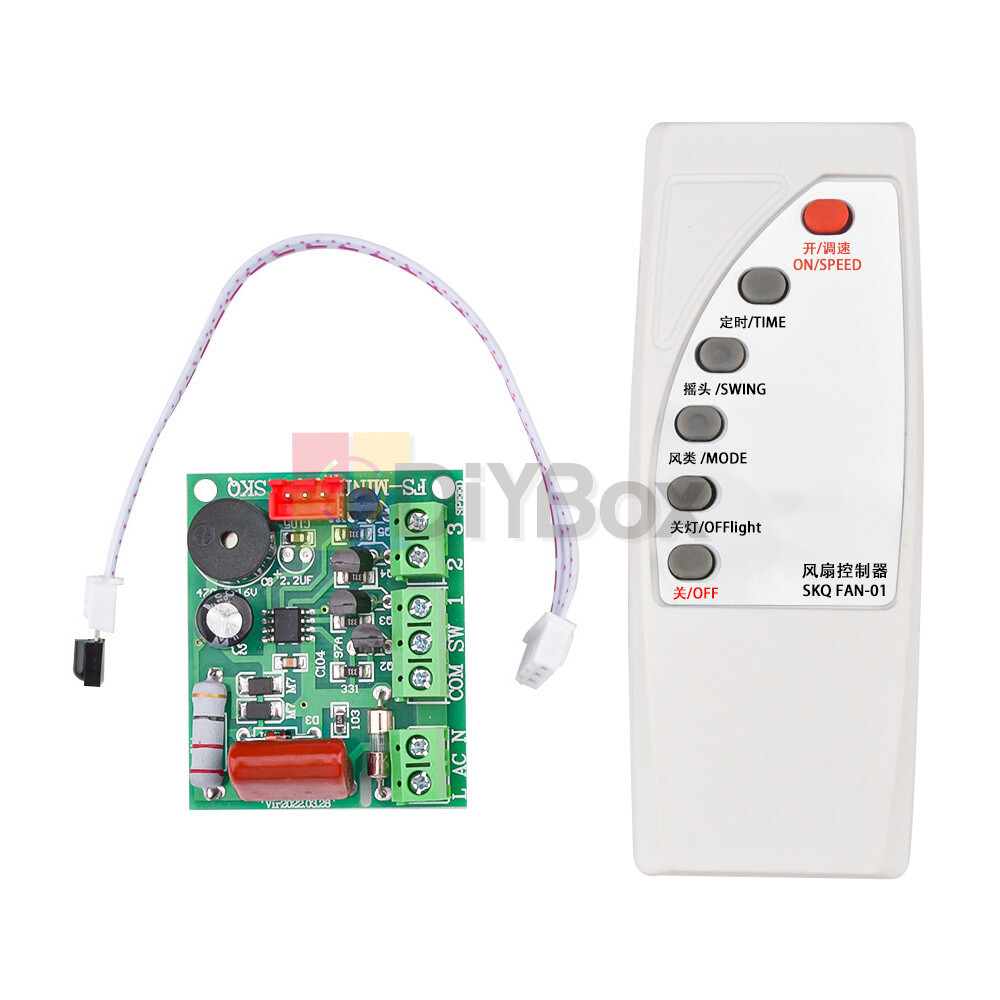 Universal Fan Remote Control Circuit Board Control Board Modified Board Module