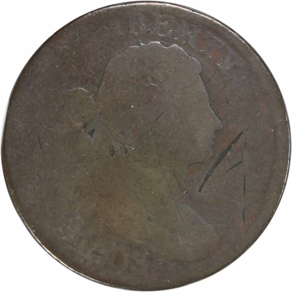 1803 Large Cent AG Uncertified #319