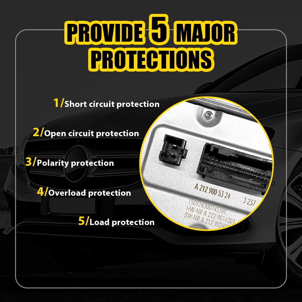 LED Headlight Ballast Control Unit Module For 2014-2016 Mercedes-Benz E-CLASS