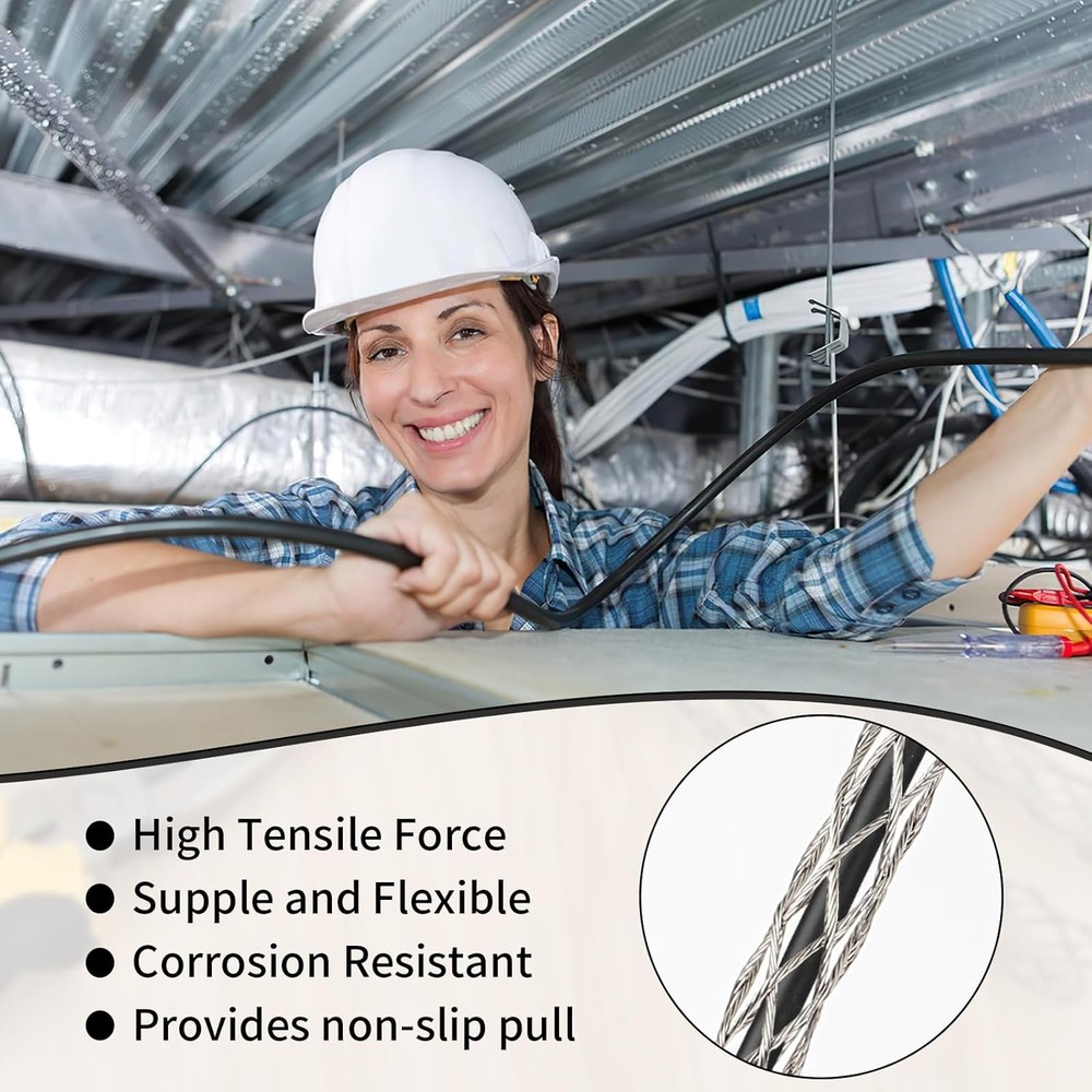 4PCS 1/2 in Wire Pulling Grip for Electrical Pulling Grips Wire Puller Tool for