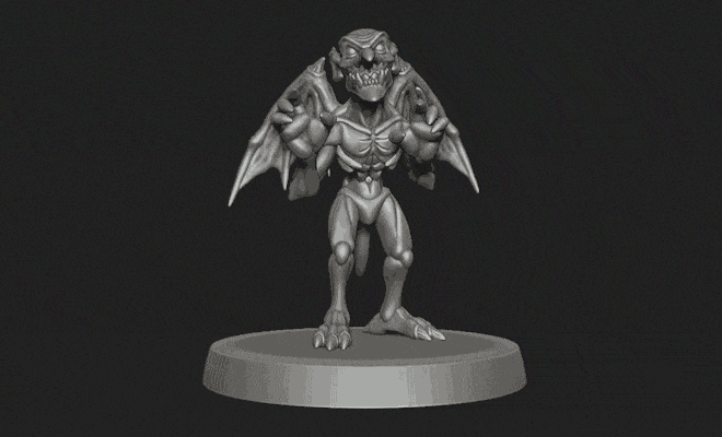 Mephit Into the Pit!! 3D Printed Miniatures for Reign in Hell Demon Daemon