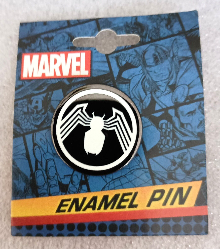 Marvel Comics Venom Logo Enamel Lapel Hat Pin New NOS MOC 2017
