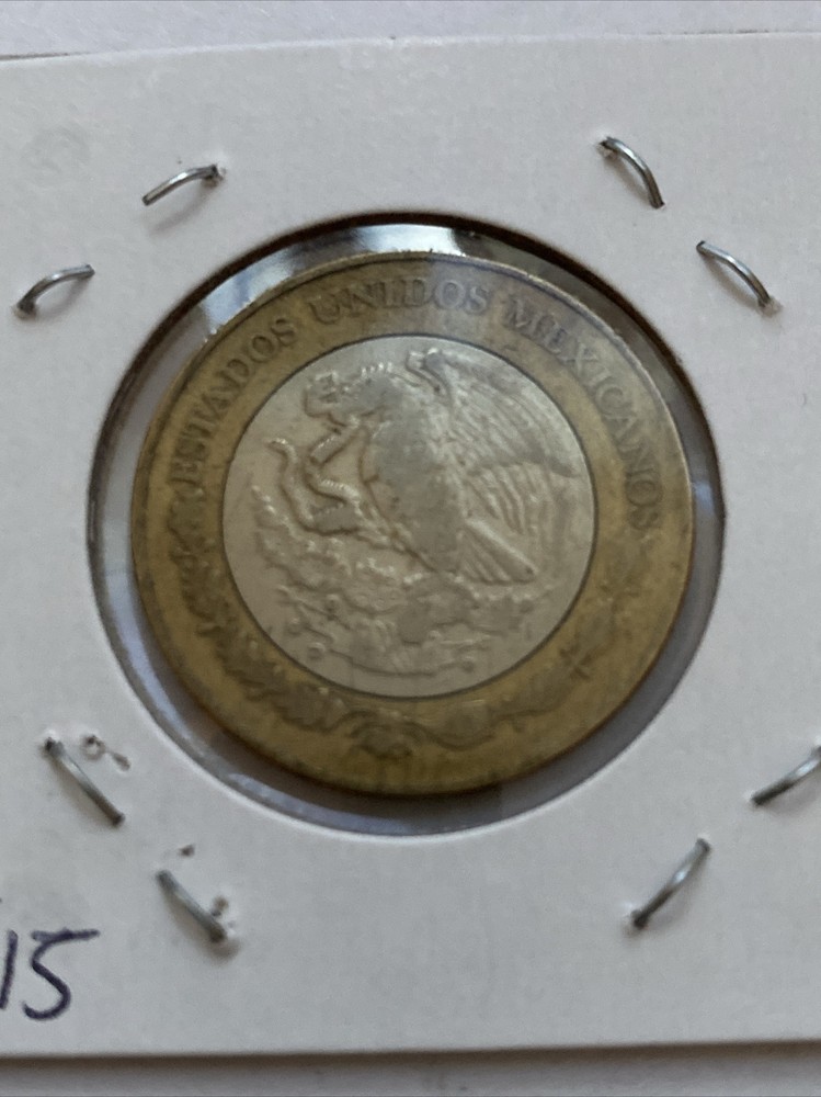 2002 Mexico 10 Pesos Coin