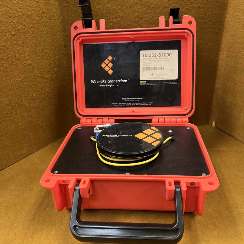 Fiber Plus Int DZE Dead Zone Eliminator 5 Launch Cables D5352-S1000 Meter