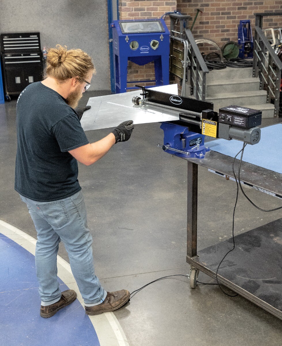 Eastwood 19 Inch Metal Forming Bead Roller and Power Drive System with Dies